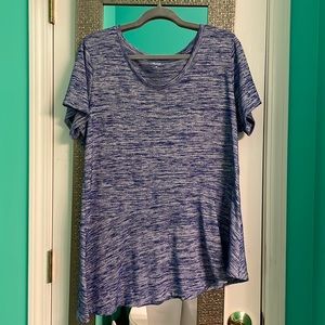 Blue Short sleeve top